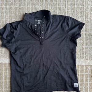 Cutter & Buck Black Short Sleeve Tee Top